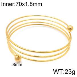 Stainless Steel Gold-plating Bangle