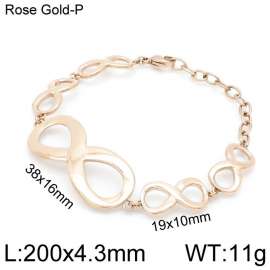 Stainless Steel Rose Gold-plating Bracelet