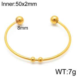 Stainless Steel Gold-plating Bangle