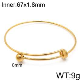 Stainless Steel Gold-plating Bangle