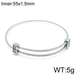 Stainless Steel Wire Bangle