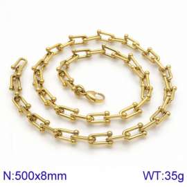 SS Gold-Plating Necklace