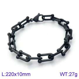 Stainless Steel Black-plating Bracelet
