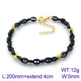 Stainless Steel Black-plating Bracelet