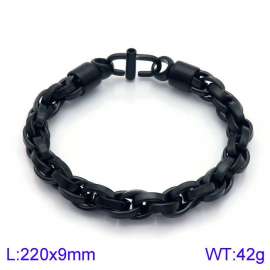 Stainless Steel Black-plating Bracelet