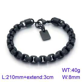 Stainless Steel Black-plating Bracelet