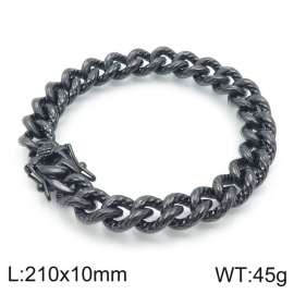 Stainless Steel Black-plating Bracelet