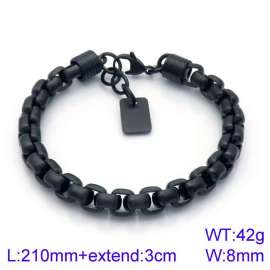 Stainless Steel Black-plating Bracelet