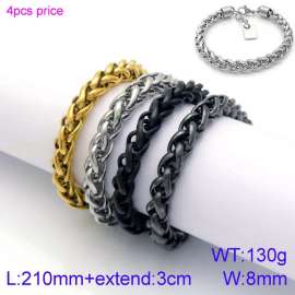 Stainless Steel Gold-plating Bracelet