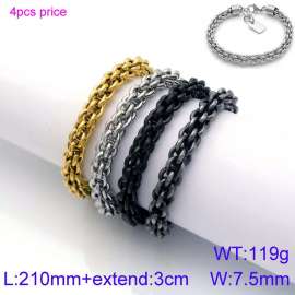 Stainless Steel Gold-plating Bracelet