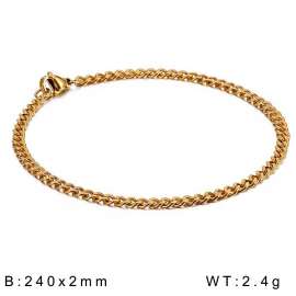 Stainless Steel Gold-plating Bracelet