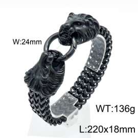 Stainless Steel Black-plating Bracelet