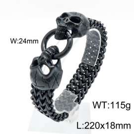 Stainless Skull Bracelet