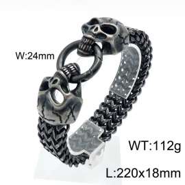 Stainless Skull Bracelet