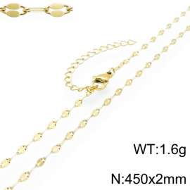 SS Gold-Plating Necklace