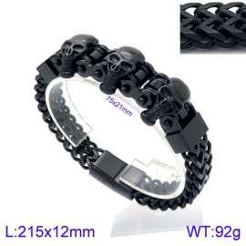 Stainless Skull Bracelet