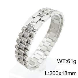 Stainless Steel Stone Bracelet