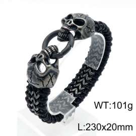 Stainless Skull Bracelet