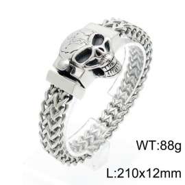 Stainless Skull Bracelet