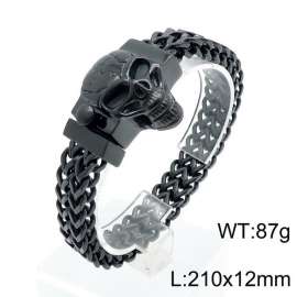 Stainless Skull Bracelet