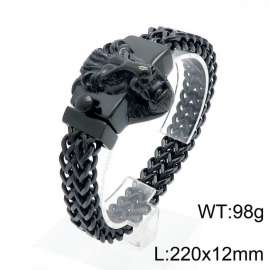 Stainless Steel Black-plating Bracelet