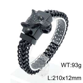 Stainless Steel Black-plating Bracelet