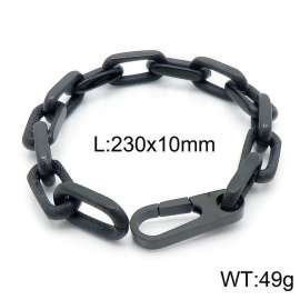 Stainless Steel Black-plating Bracelet