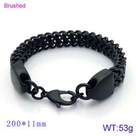 Stainless Steel Black-plating Bracelet