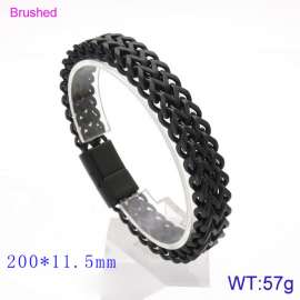 Stainless Steel Black-plating Bracelet