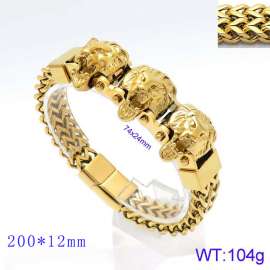 Stainless Steel Gold-plating Bracelet