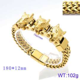 Stainless Steel Gold-plating Bracelet