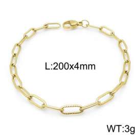 Stainless Steel Gold-plating Bracelet