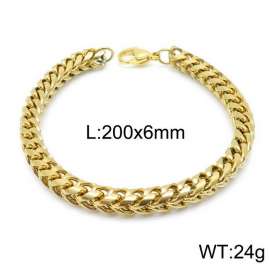 Stainless Steel Gold-plating Bracelet