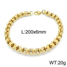 Stainless Steel Gold-plating Bracelet