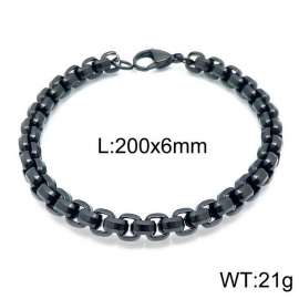 Stainless Steel Black-plating Bracelet