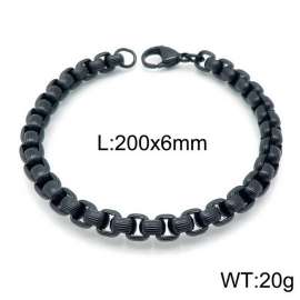 Stainless Steel Black-plating Bracelet