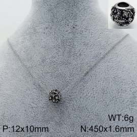 Stainless Steel Stone & Crystal Necklace