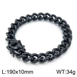 Stainless Steel Black-plating Bracelet