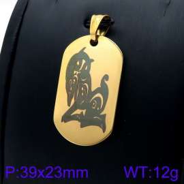 Stainless Steel Gold-plating Pendant