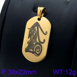 Stainless Steel Gold-plating Pendant