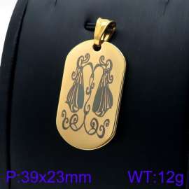 Stainless Steel Gold-plating Pendant