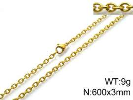 Staineless Steel Small Gold-plating Chain