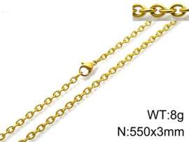 Staineless Steel Small Gold-plating Chain