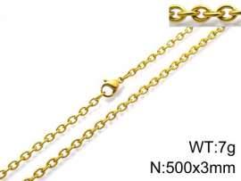 Staineless Steel Small Gold-plating Chain