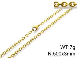 Staineless Steel Small Gold-plating Chain