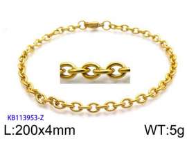 Stainless Steel Gold-plating Bracelet