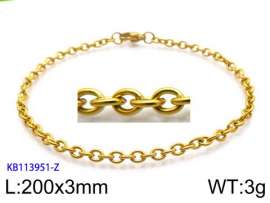 Stainless Steel Gold-plating Bracelet