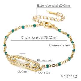 Stainless Steel Gold-plating Bracelet