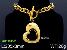 Stainless Steel Gold-plating Bracelet