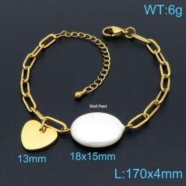 Stainless Steel Gold-plating Bracelet